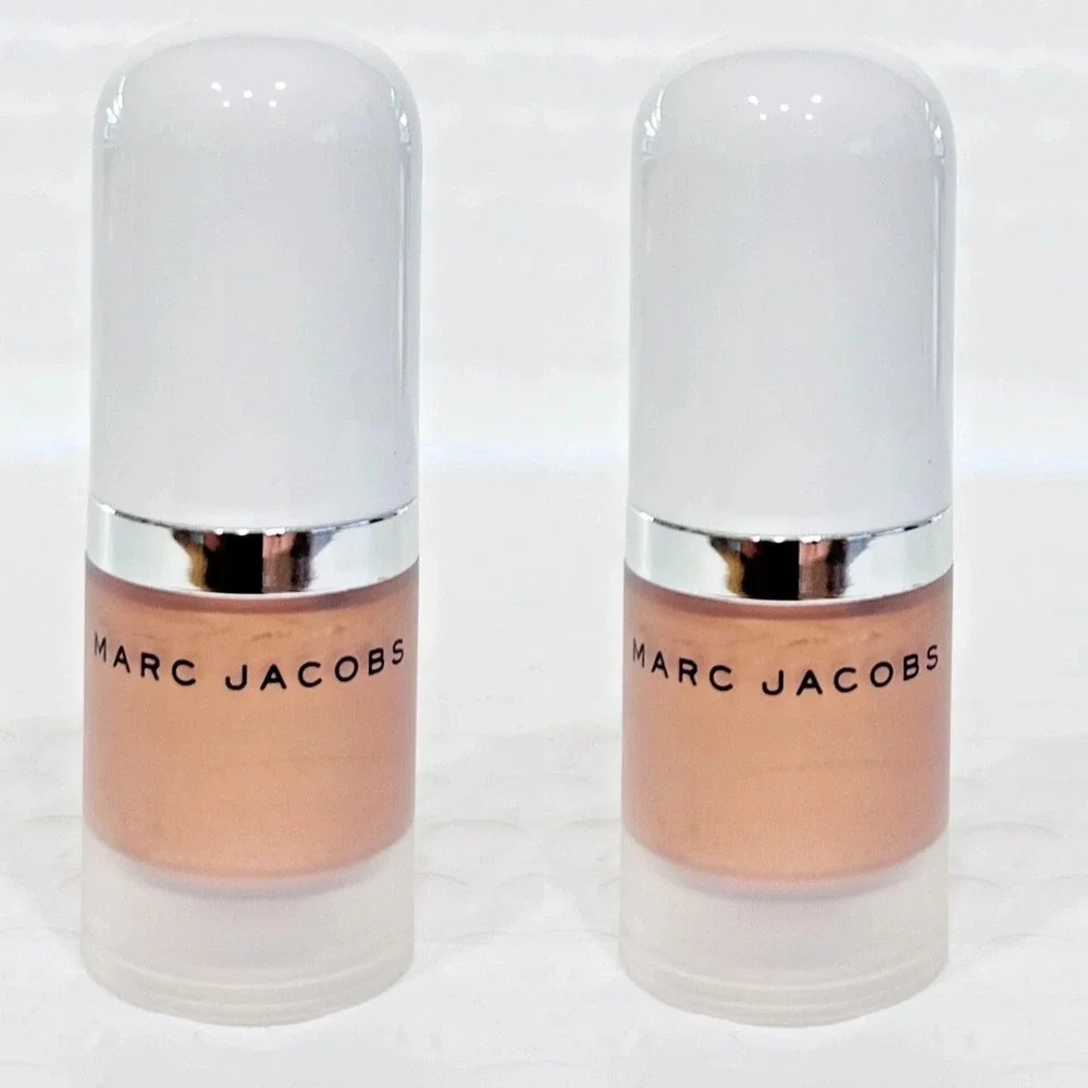 Marc Jacobs Set 2x DEW DROPS Coconut Gel Highlighter 52 Fantasy Rose Gold TRAVEL